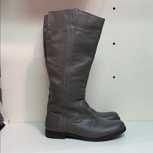 Gray leather boots Urban Outfitters women’s EUC
